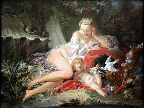 Tableau Vénus et Amour François Boucher | Impression sur toile 60x90cm