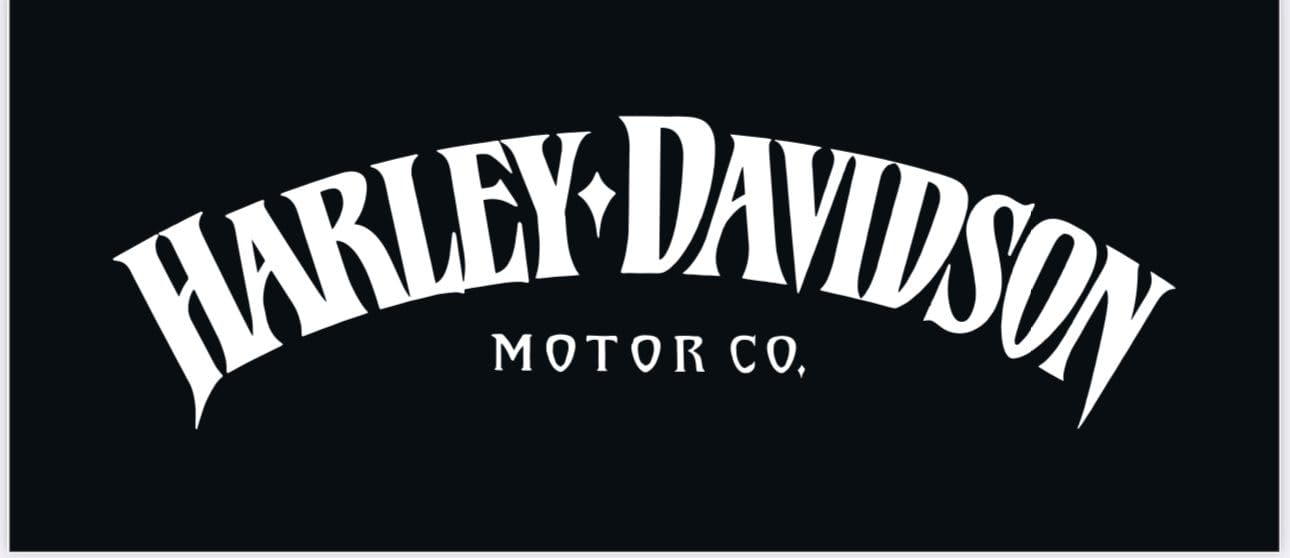 Motorcycle hd classic Design #1 Vinyl Decal Sticker Car Harley Moto Club Biker 8"x2.5" (white)