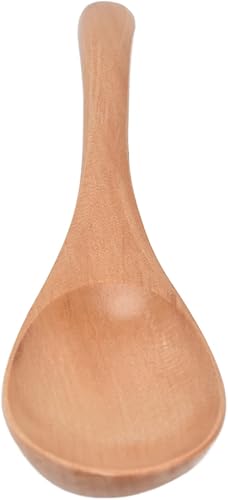 Miniatura 4 de Mini cuchara de madera versátil, herramienta de cocina para uso doméstico, cuchara de madera compacta y funcional para cocineros caseros y