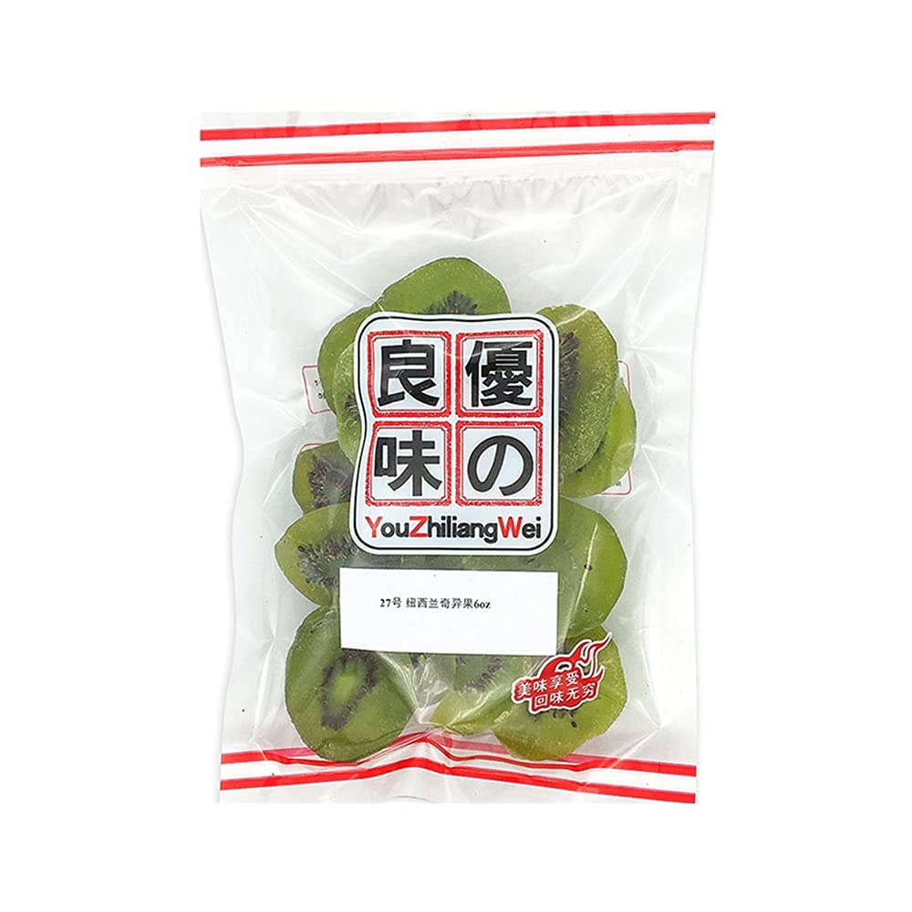New Zealand kiwi fruit candied kiwi fruit snack kiwi dried slices dried kiwi fruit 6oz/170g 纽西兰奇异果 猕猴桃干 蜜饯果脯零食 奇异果干片 弥猴桃果脯