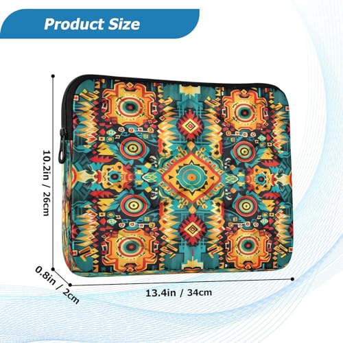 Funda para portátil 13-14 pulgadas impermeable con diseño étnico miniatura 3