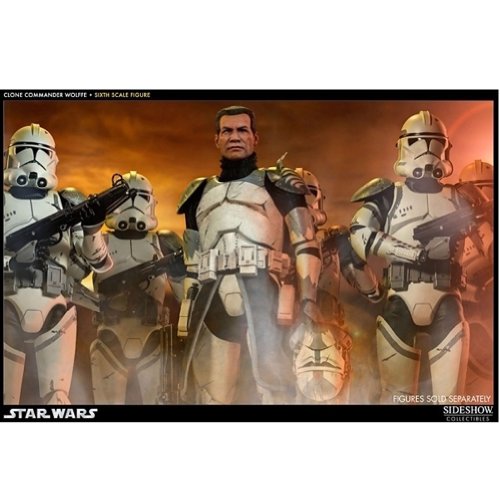 Sideshow Militaries Of Star Wars 1/6 Scale Figure Clone Commander Wolffe #TOP7