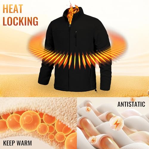 Men's Fleece Jacket Black L3