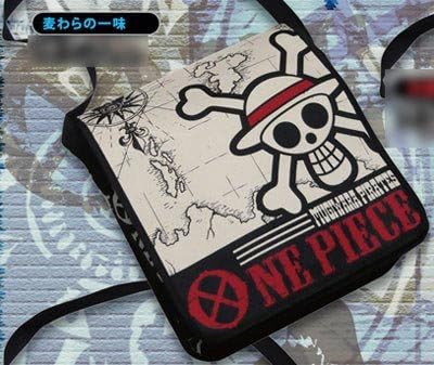 Amazon ワンピース スクエアショルダーバッグ ドクロマーク 麦わらの一味 単品 おもちゃ おもちゃ