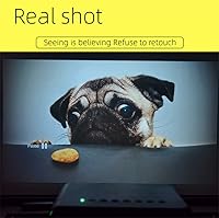 Vista 9 de T4 Mini Projector 3600 Lumens Support Full 1080P LED Proyector Big Screen Portable Home Theater Smart Video Beamer ( Color D ) (E )