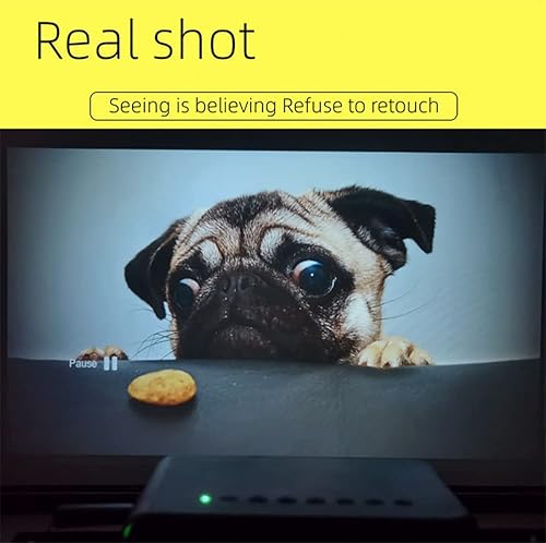 Miniatura 9 de Mini proyector T4 de 3600 lúmenes, compatible con proyector LED completo de 1080P, pantalla grande, portátil, cine en casa, proyector de video