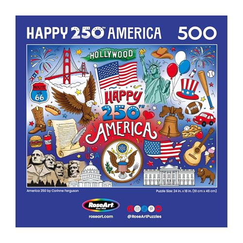 Puzzle Jigsaw Patriótico Americana 9 años a 99 años miniatura 5