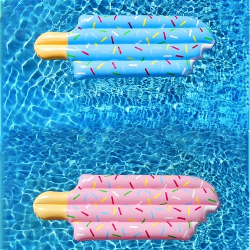 Pool float gonflable géant en forme de glace avec structure portable LWX