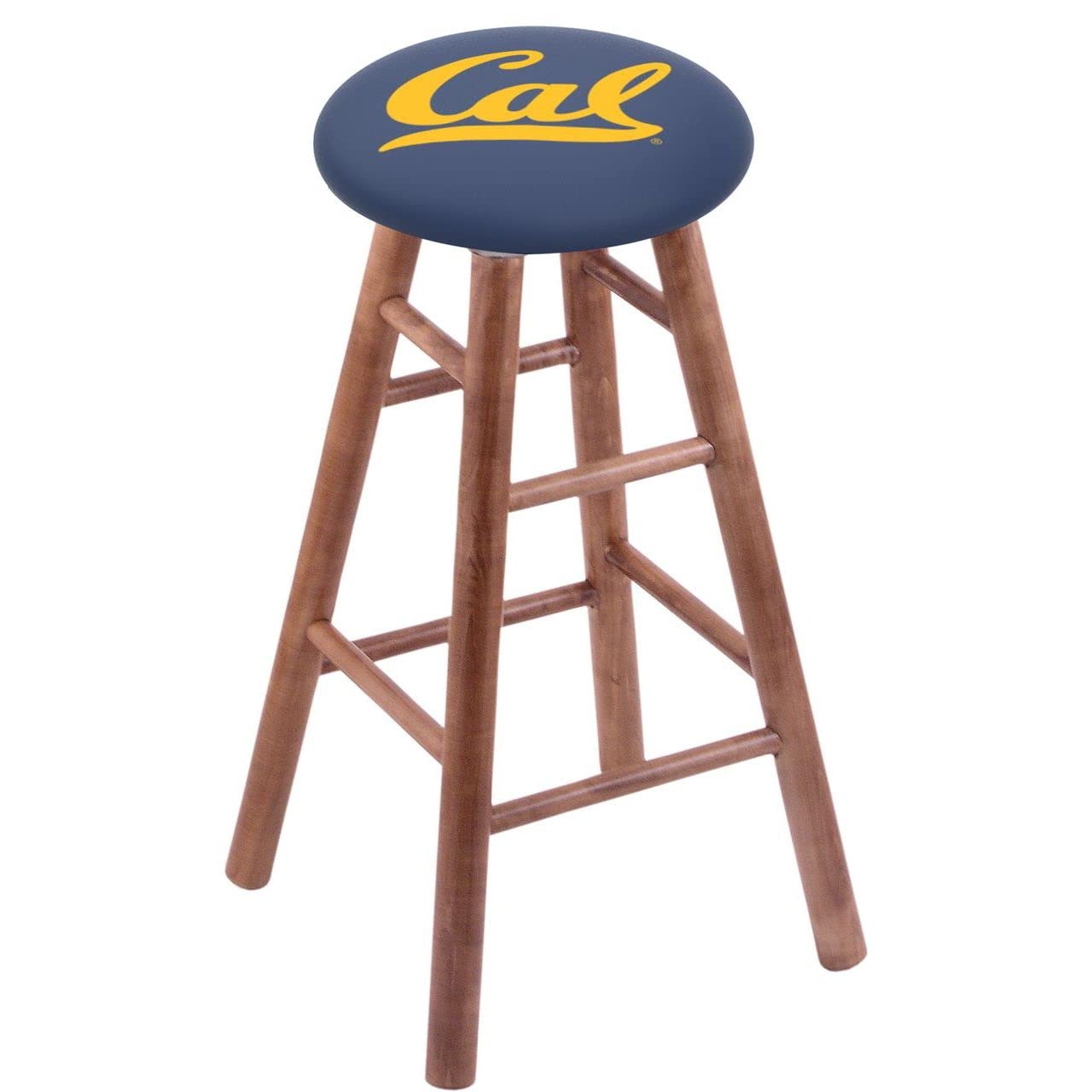 Holland Bar Stool Co. Maple Bar Stool in Medium Finish with Cal Seat by The