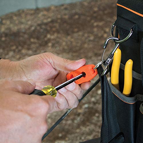 Klein Tools 85148 Screwdriver Set 8pcs Includes Magnetizer / Demagnetizer, 2 Slotted, 4 Phillips, 2 Cabinet Tip, Cushion Grip Comfort