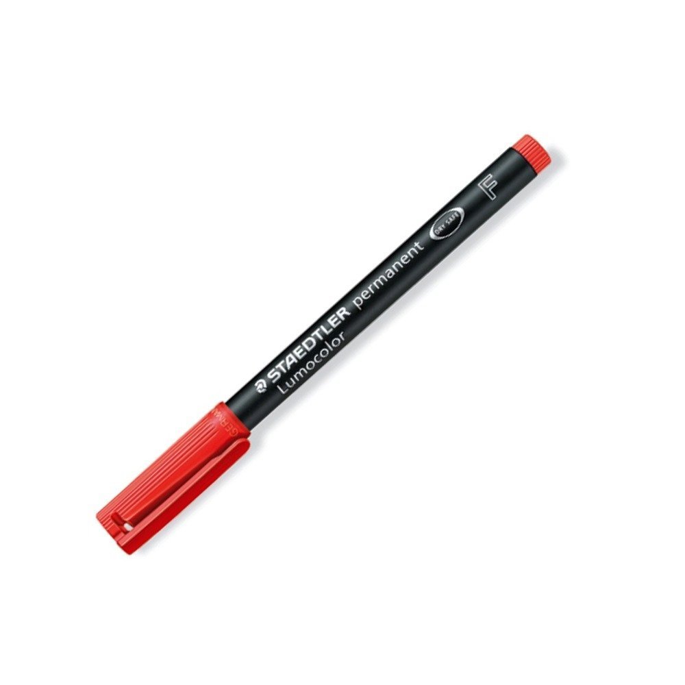 Staedtler 733511 - Rotulador permanente con punta fina, color rojo