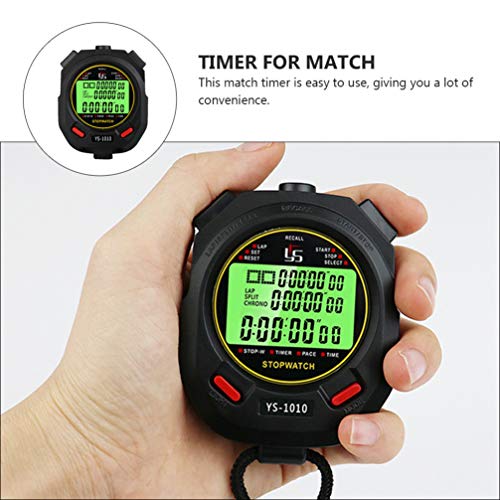 BESPORTBLE Cronômetro Digital Cronógrafo Temporizador Temporizador de Contagem Regressiva Cronômetro