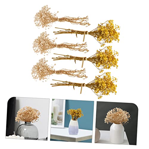Ramo de flores secas Babys Breath para decoración miniatura 3