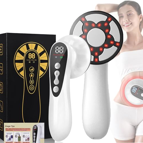 ZHZWwansuGE Masajeador De Grasa, Moldeador Corporal Quemagrasas, 3 Modos (EliminacióN De Arrugas, Quema De Grasa, Lifting) + 10 Intensidades, para Abdomen, Cintura, Brazos, Piernas Y GlúTeos