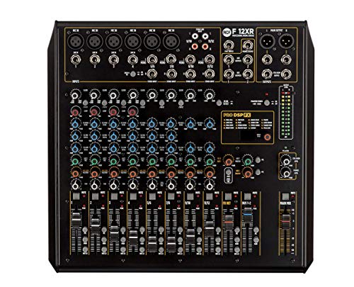 RCF F-12XR 12-Channel Mixing Console With Multi-Fx & Recording