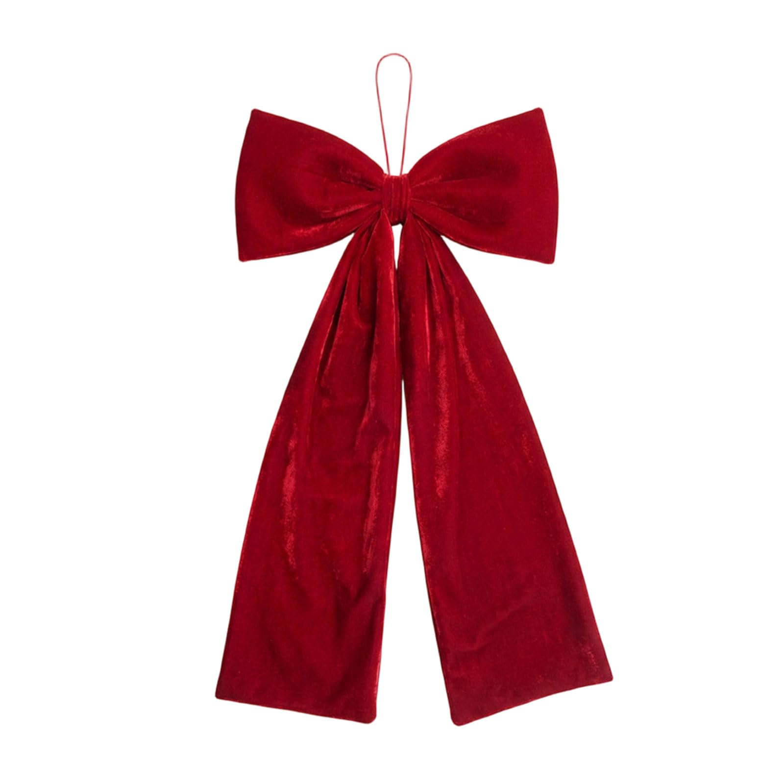 NMFLAB Velvety Ribbon Bowknot in Rich Wine Red Color Wrapping Bowknot Perfect for Christmas Decor Gift Wrapping
