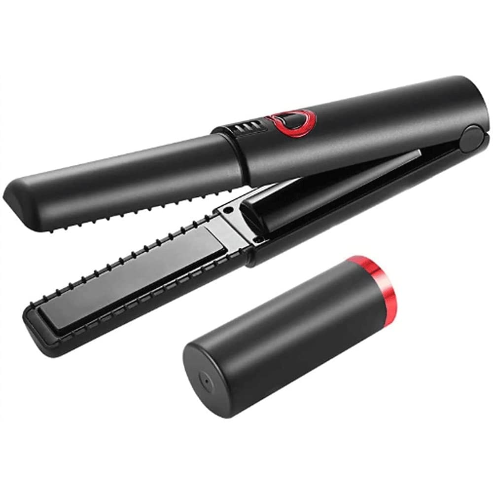 Styler Hair Curling Flat Iron 2 in 1 Ionic Hair Curler Straightener for All Styles Floating Ceramic Plate