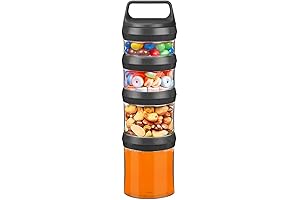 SELEWARE Stackable Portable Snack Containers