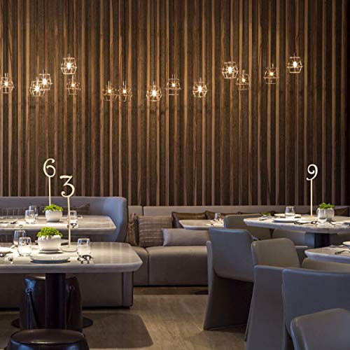 NUOLUX - numeri da tavolo 1-10, in legno, set di