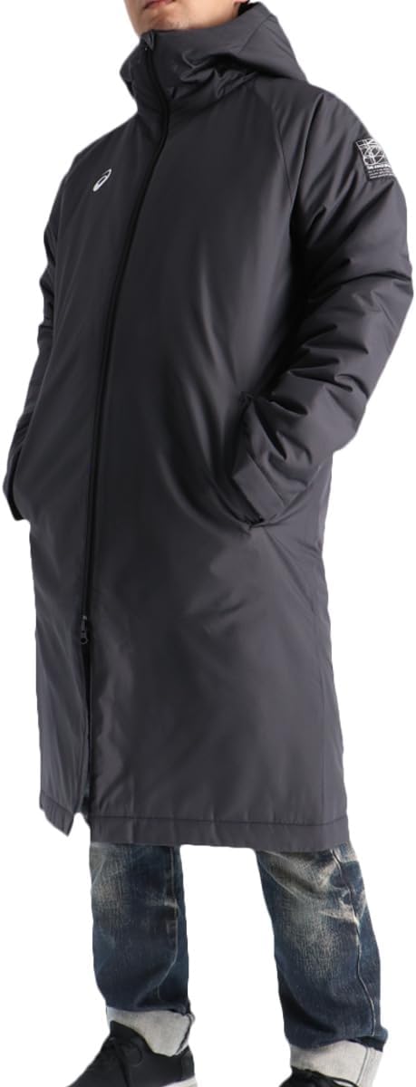 アシックス] 中綿コート メンズ ロングコート ベンチコート 2031F180