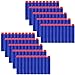 Locisne 100pcs 7.2cm Recarga de Dardos Soft EVA Foam Bullet Munición Pack para Nerf N-Strike Elite Series- Azul(EVA bala 100)