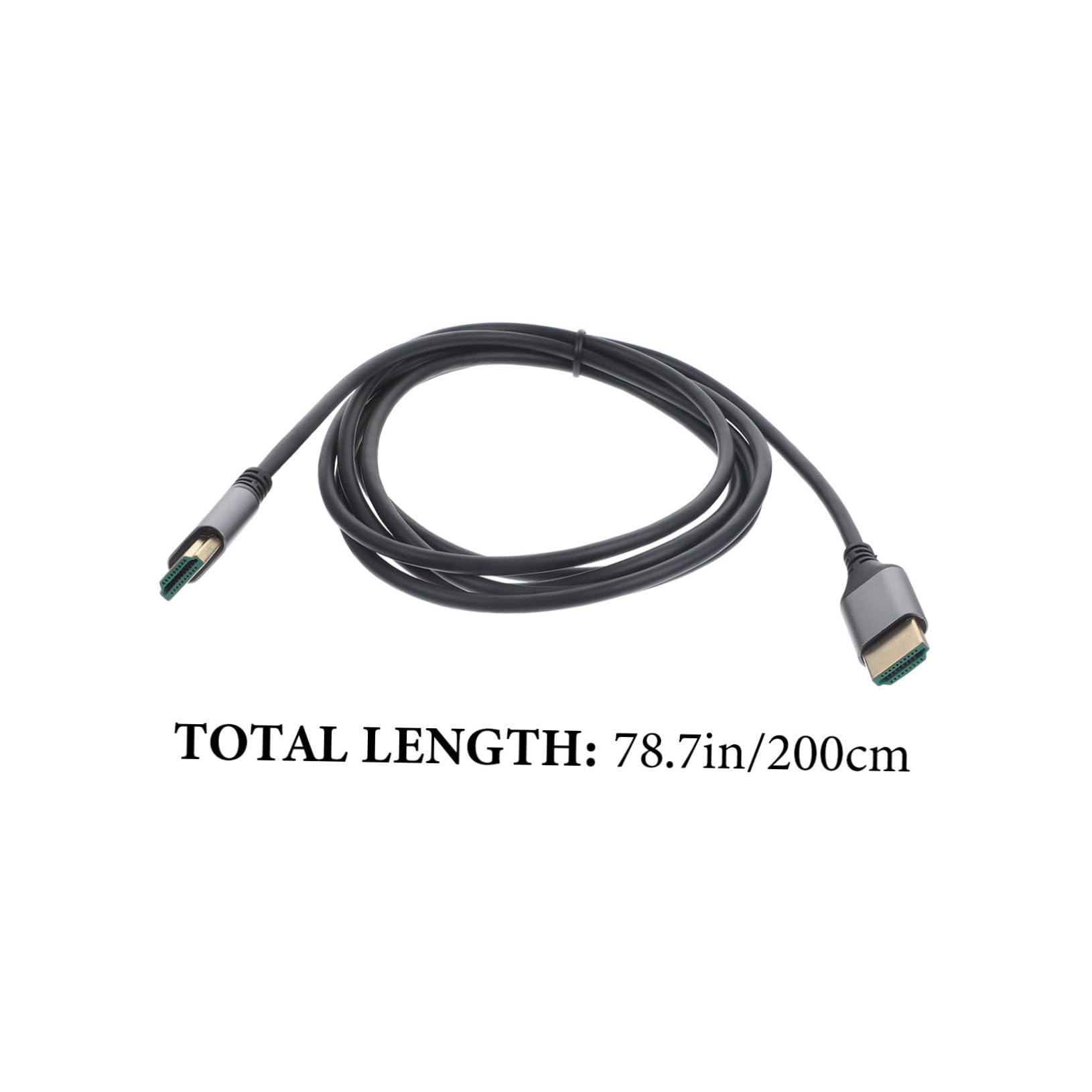 Hemoton 2m Definition Video Cable Male to Male Connector Flexible for Tvs Computers Monitors Stylish and Easy to Install Video Wire