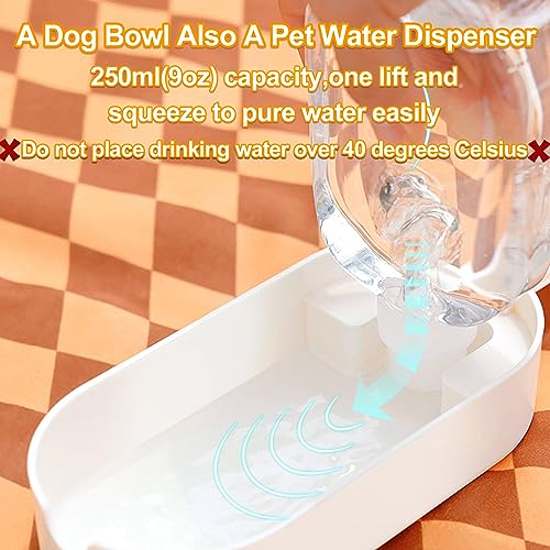 Dog Water Bottle, Dog Bowl 2-in-1, Food Container Large Enough for Dog Treats, Steak, Sticks, Bars, Portable Pet Water Dispenser for Hiking, Travel, Cat Bowls and Pet Water Bottle (blue) Dog Water Bottle, Dog Bowl 2-in-1, Food Container Large Enough for Dog Treats, Steak, Sticks, Bars, Portable Pet Water Dispenser for Hiking, Travel, Cat Bowls and Pet Water Bottle (blue)