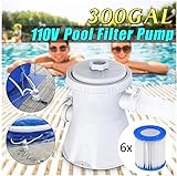 MU Bomba de Agua Más Limpia Filtro - Filtro 330 Gph Claro Cartucho de la...