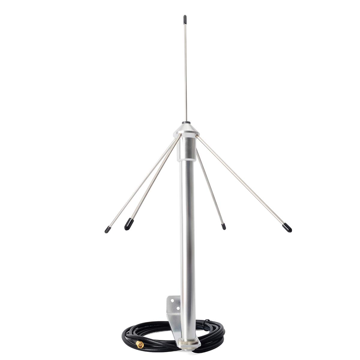 UAYESOK 433MHz 3dbi Antenna Omni GSM GPRS con cavo coassiale 3M (9,8 piedi) RG58 Spina SMA-maschio e staffa di montaggio per ripetitore segnale radioamatore