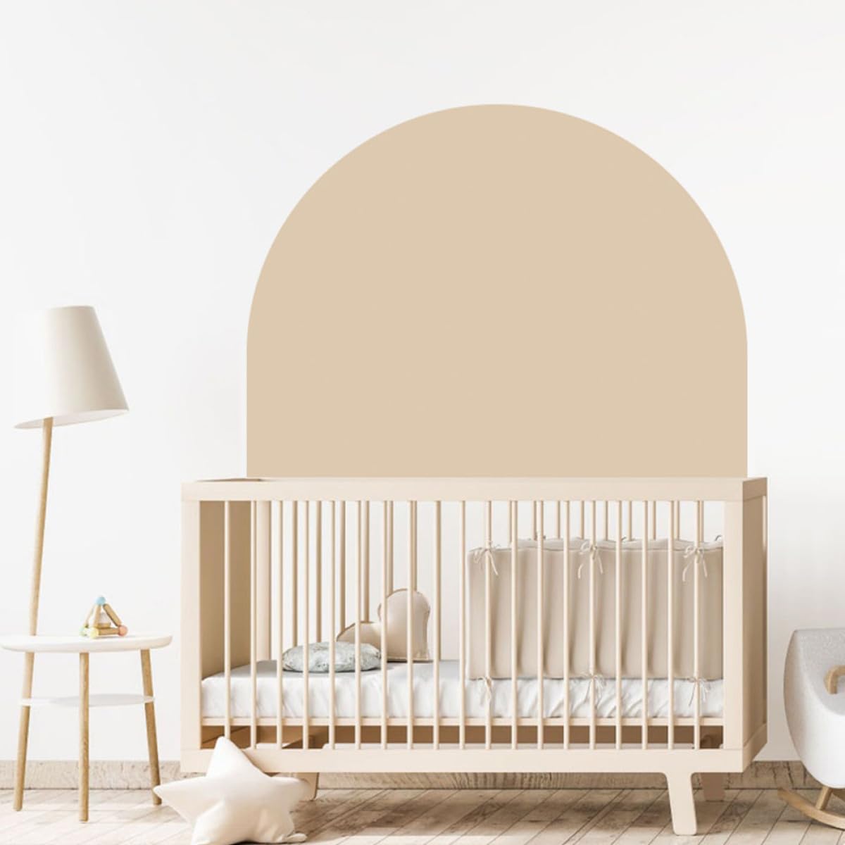 Toddmomy Calcomanía de Pared Geométrica Beige de Pvc Extraíble