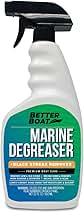 Marine Degreaser and Black Streak Remover, Heavy Duty Fiberglass and Engine Cleaner, Commercial Grade for Boats, Cars, RVs, Auto Parts, Super Grease Cleaner