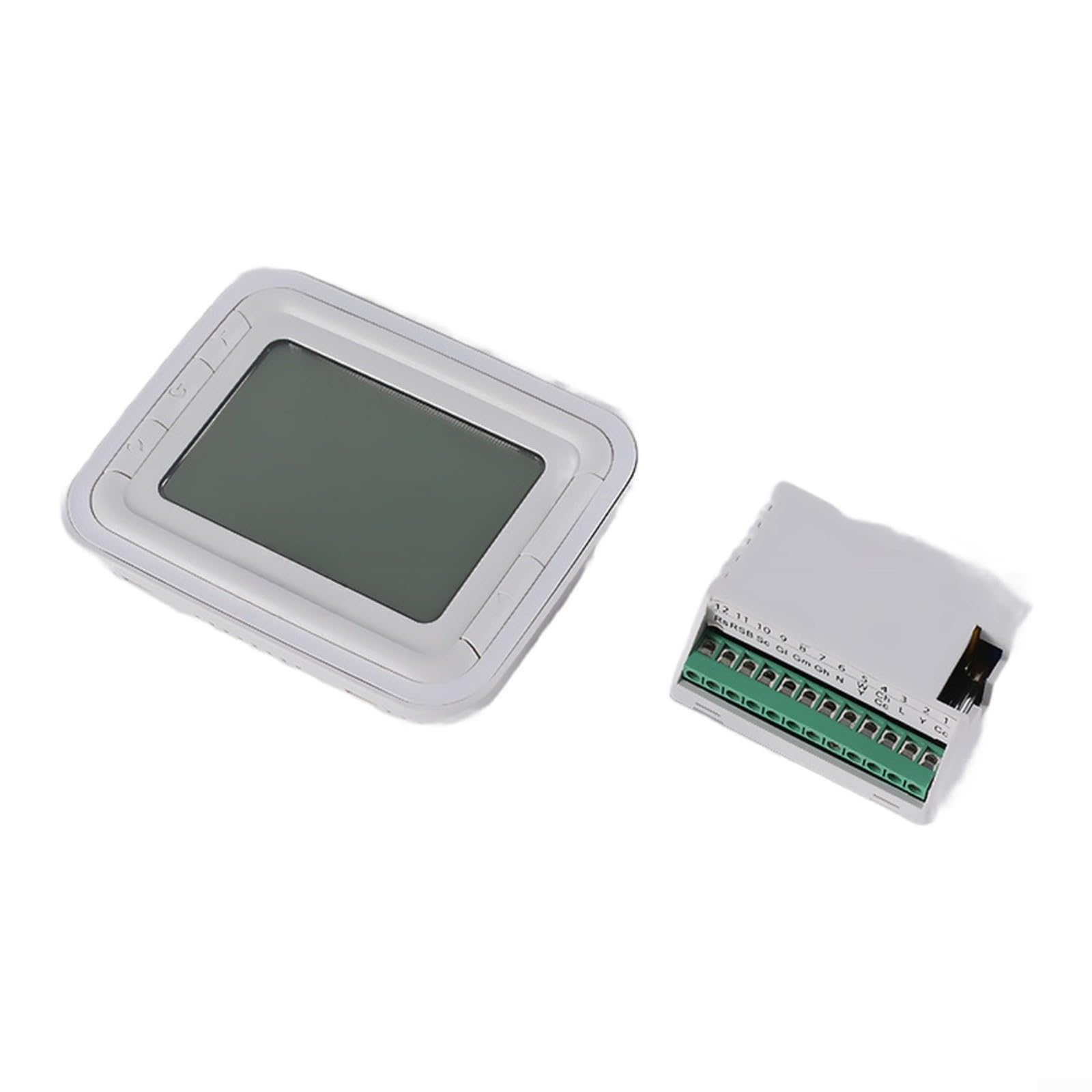 Thermostat numérique LCD pour Honeywell T6861H2WG Contrôle du convecteur de ventilateur AC220V 3A Chauffage Refroidissement Ventilateur Montage en Surface Vert