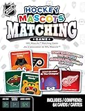 MasterPieces Sports – NHL Mascots Matching Game for Kids and Family – Officially Licensed Memory Game Featuring NHL Teams – Educational Hockey Toys for Kids Ages 4-8, Boys and Girls
