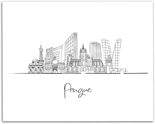 Vista 64 de TJ Originals - Barcelona, Madrid y España vistas de la ciudad, arte de pared ilustrado a mano, decoración de pared de sala de estar - Pósteres