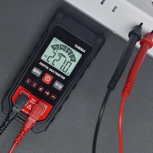 Image of Smart Digital Multimeter, Compact Digital Multimeter Tester with Automatic Recognition, Automatic Digital Auto-Ranging Voltmeter, Electric Meter Tester Tool Smart Measurement for AC /DC Voltage (2PCS)