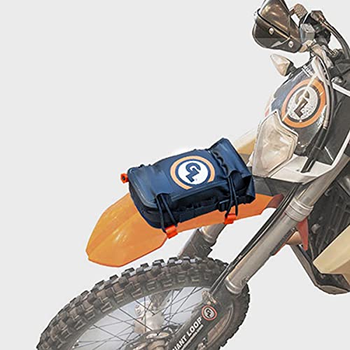Giant Loop Fender Bag + Number Plate Bag, Waterproof Storage Pouch For Essential Items, Ideal For Enduro, Dirt Bike, Snowbike #TOP4