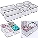 Produktbild Fineway.. Aufbewahrungsboxen aus Leinen, 6 Stück, für Kleiderschrank, Schubladen, Ordner, Socken, Krawatten  geeignet für Kommoden, Schubladen und Kleiderschränke, Flexible Aufbewahrungswürfel