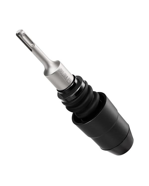 TGFTGF SDS-Plus to SDS-Max Adapter, 8-1/4" Alloy Steel Adapter for Rotary Hammer Drills - Durable Drill Bit Adapter for Concrete and Demolition Work, HOME, DIY, Gift for Men, Friend, Family by TGFTGF - Used condition - US$27.31