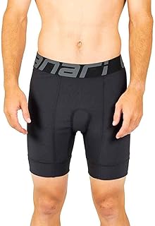 Canari Cyclewear Men's Ultima Gel Liner Cycling-Compression-Shorts, Black/Grey, XXL