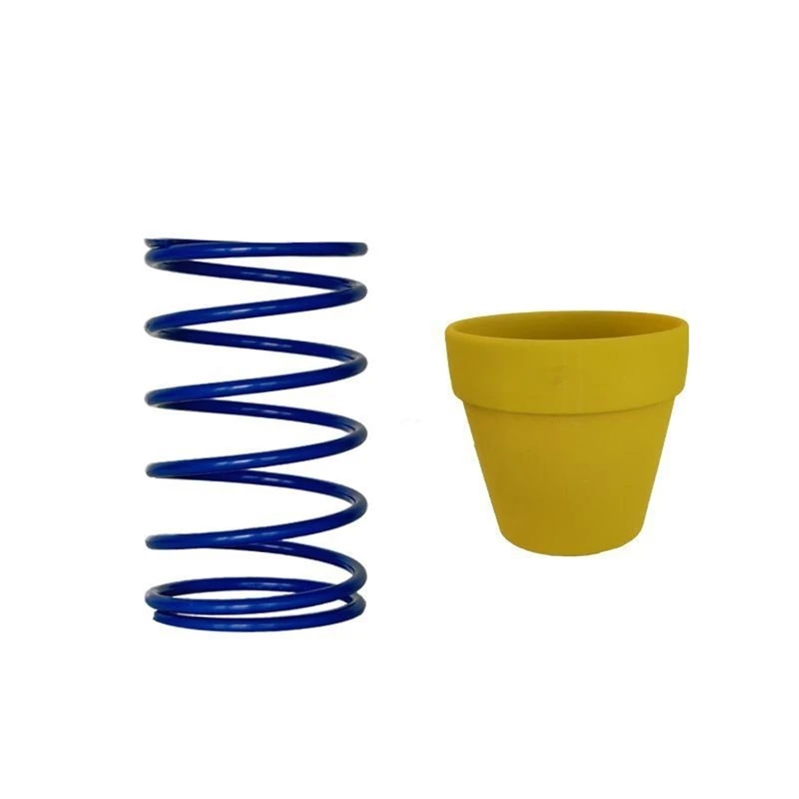 GHHZML Plant Riser Floor Flower Stand Balcony Terrace Pot Rack Indoor Living Room Plant Shelves Outdoor Garden Plants Support Removable(Blue Yellow 20cm)