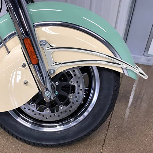 Green-L Motorcycle Front Fender Bumper Guard Fit For Indian Springfield 2021-2023 Roadmaster 2015-2023 Chieftain Classic 2018-2020 Chief Vintage 2014-2019 #TOP2