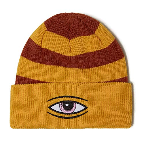 Toy Machine Skateboards Beanie Sect Eye Stripe Mustard