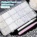 12000 Pcs White Flatback Pearls and Rhinestones for Crafting, 3-5 mm Jelly Resin Rhinestones, Mixed Size Half Pearl Bedazzling Gems for Nail DIY Crafts Mugs Bottles Tumblers Clothes Makeup