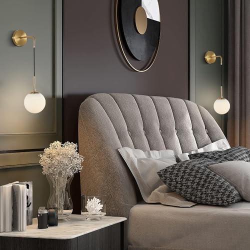 Image of Wall Lamp Chandelier Pendant Light, Home Decor for Bedroom, Living Room, Hallway, Cafe, Hotel, Restaurant (L White Wall LAMP with LED Bulb Pack of 1)