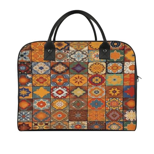 Maletín geométrico ligero para portátil unisex miniatura 1