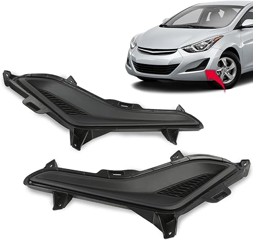 Miniatura 2 de G-PLUS Cubierta de luz antiniebla delantera compatible con Elantra Value Edition 2014-2016 Elantra GL GLS L Limited SE Sport Izquierdo Conductor