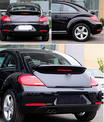 AniFM Spoiler arrière Fit pour VW Beetle 2013 à 2018, Spoiler arrière Noir Brillant,Black Cover
