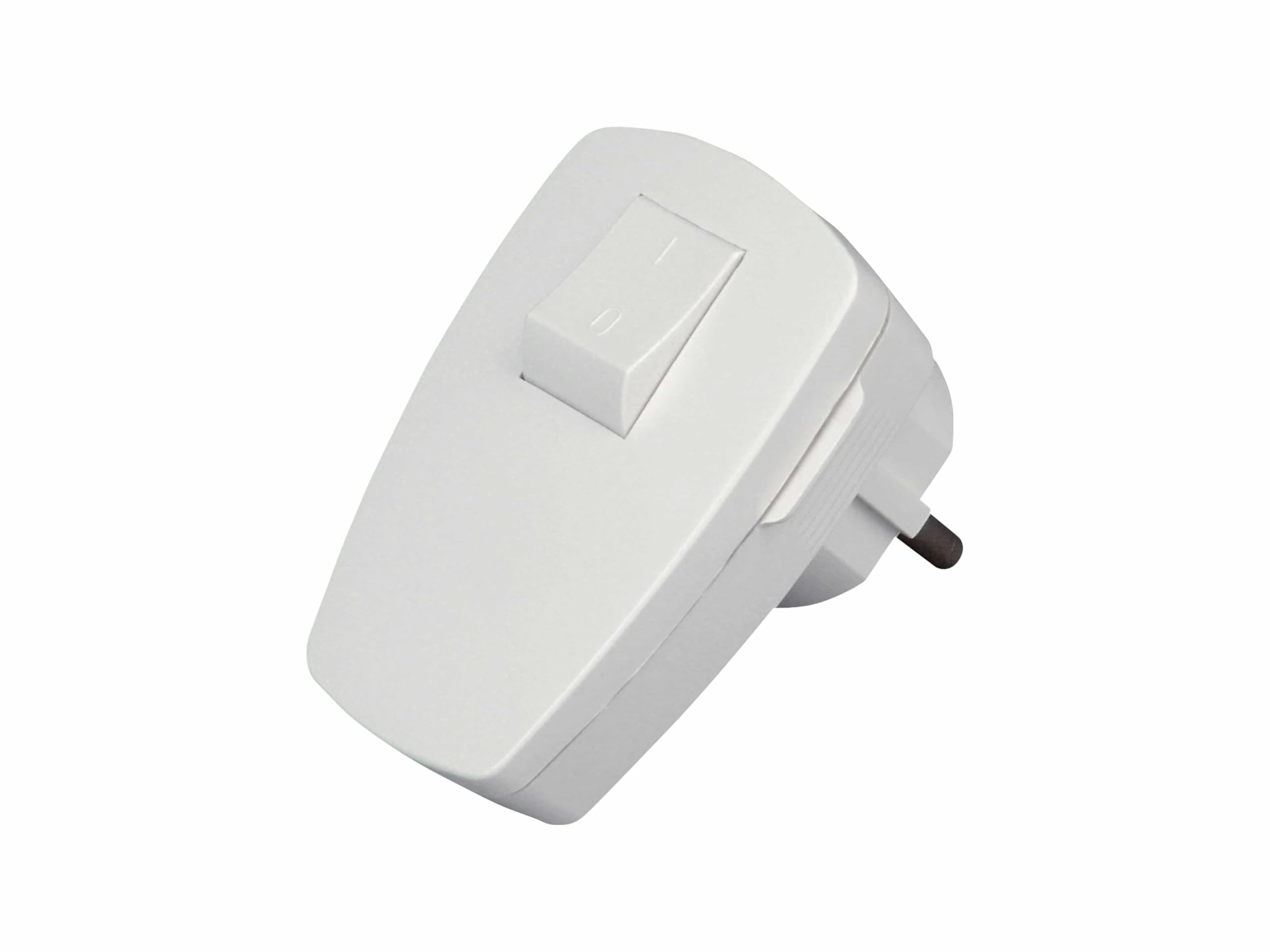 Kopp Schutzkontakt-Stecker mit Schalter