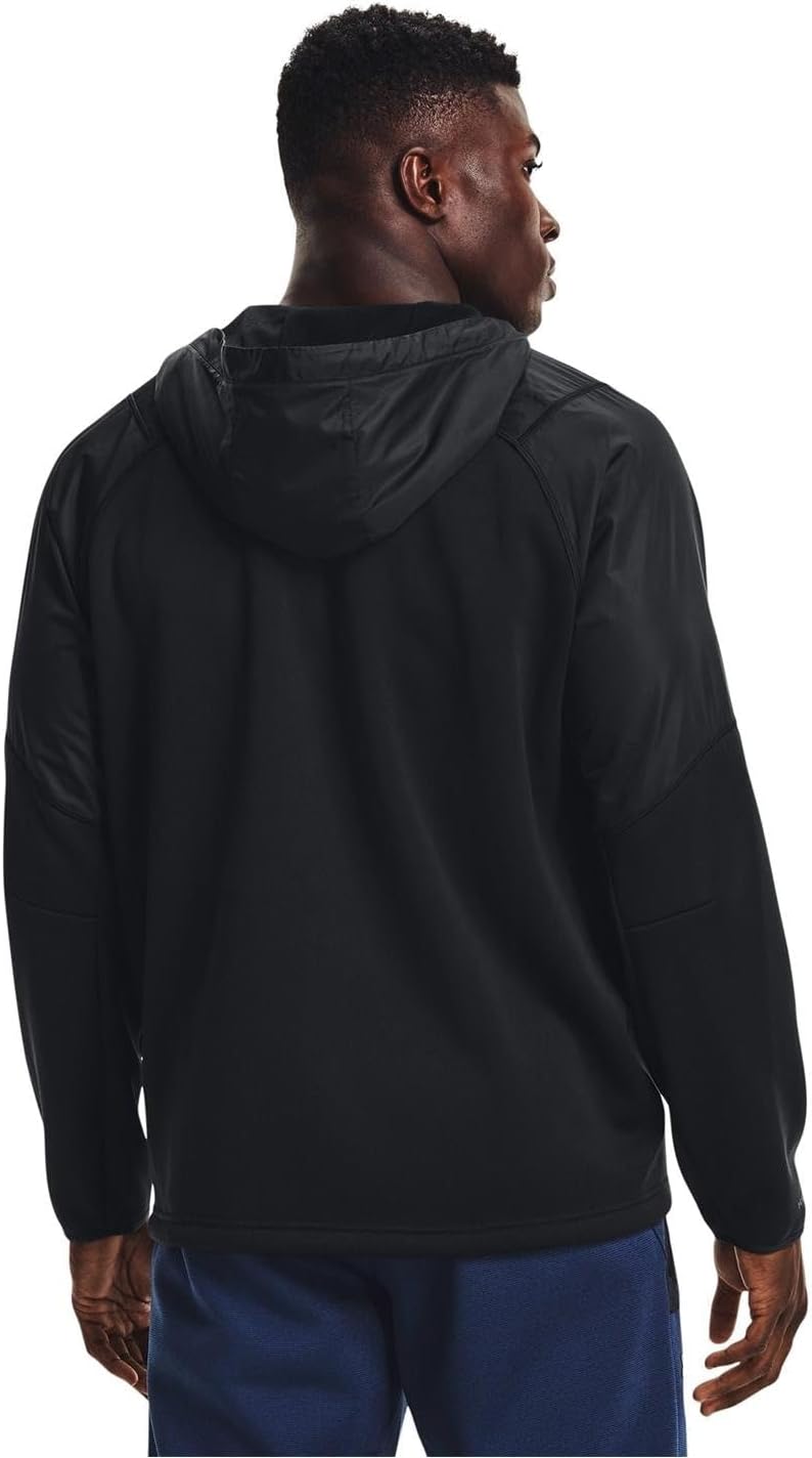 Under Armour Men's ColdGear Swacket - 1357475-002 - Black/Black/Pitch Gray - XXL