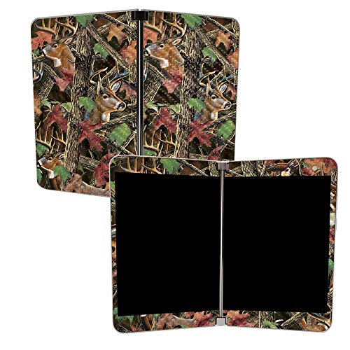 Image of MIGHTY SKINS MightySkins Carbon Fiber Skin for Microsoft Surface Duo - Buck Camo | Protective, Durable Textured Carbon Fiber Finish | Easy to Apply, Remove, and Change Styles | Made in The USA